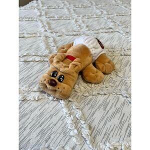 Pound Puppies Newborns Stuffed Animal Light Brown Rumple Skin